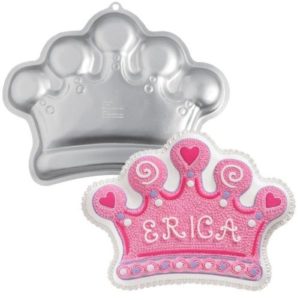 Princess or prince crown cake tin